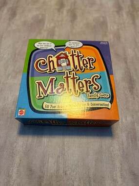 Mattel Chatter Matters Family Board Game (2000)